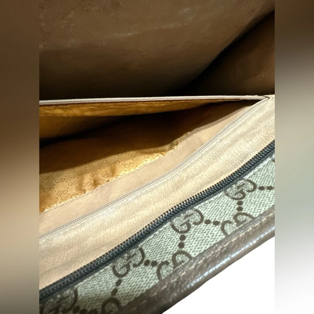 Vintage GUCCI GG attaché/briefcase